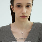 Ribbon Twist Pendant Necklace