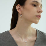 Ribbon Twist Pendant Necklace
