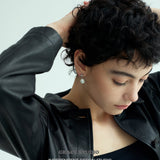 Bubble Cluster Pearl Drop Earrings