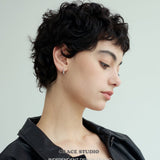 Sculpted Flare Stud Earrings