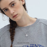 Knotted Rope Heart Pendant Necklace