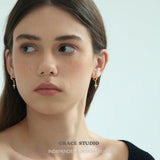 Celestial Spark Star Drop Earrings