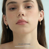 Celestial Spark Star Drop Earrings