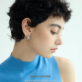 Duo Layered Dome Hoop Earrings