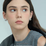 Glossed Donut Stud Earrings