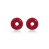 Glossed Donut Stud Earrings