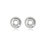 Glossed Donut Stud Earrings