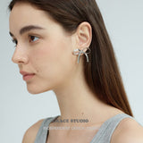 Ribbon Bow Stud Earrings