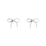Ribbon Bow Stud Earrings