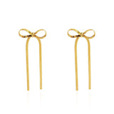 Ribbon Bow Stud Earrings