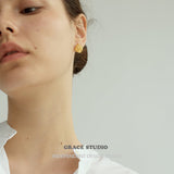 Twisted Square Stud Earrings