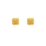 Twisted Square Stud Earrings