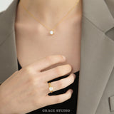 Elegant Emerald-Cut Zirconia Solitaire Ring