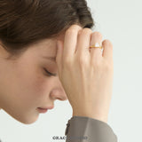 Elegant Emerald-Cut Zirconia Solitaire Ring