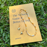 Lustrous Shell Bead Choker Necklace