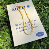 Lustrous Shell Bead Choker Necklace