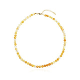 Lustrous Shell Bead Choker Necklace