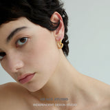 Sculptural Curl Hoop Earrings