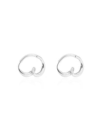 Sculptural Curl Hoop Earrings - Grace Studio