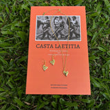 Thorn-Tipped Sculpted Heart Drop Earrings