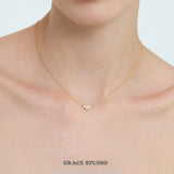 Trio Crystal V-Necklace