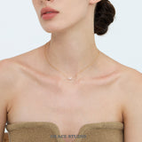 Trio Crystal V-Necklace