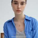 Molten Overlay Heart Pendant Necklace