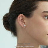 Mini Molten Bloom Stud Earrings