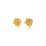 Mini Molten Bloom Stud Earrings