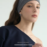 Delicate Pearl Cluster Drop Earrings