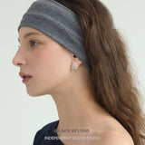 Intricate Beaded Snowflake Cluster Stud Earrings