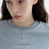 Brilliant Crystal Cross Pendant Necklace
