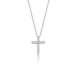 Brilliant Crystal Cross Pendant Necklace