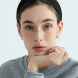 Double Band Pavé Star Stud Earrings
