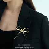 Minimalist Bow X Brooch