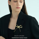 Minimalist Bow X Brooch