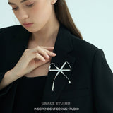 Minimalist Bow X Brooch