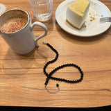 Midnight Orbit Beaded Necklace - Grace Studio