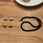 Midnight Orbit Beaded Necklace - Grace Studio