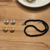 Midnight Orbit Beaded Necklace - Grace Studio