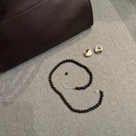 Midnight Orbit Beaded Necklace - Grace Studio