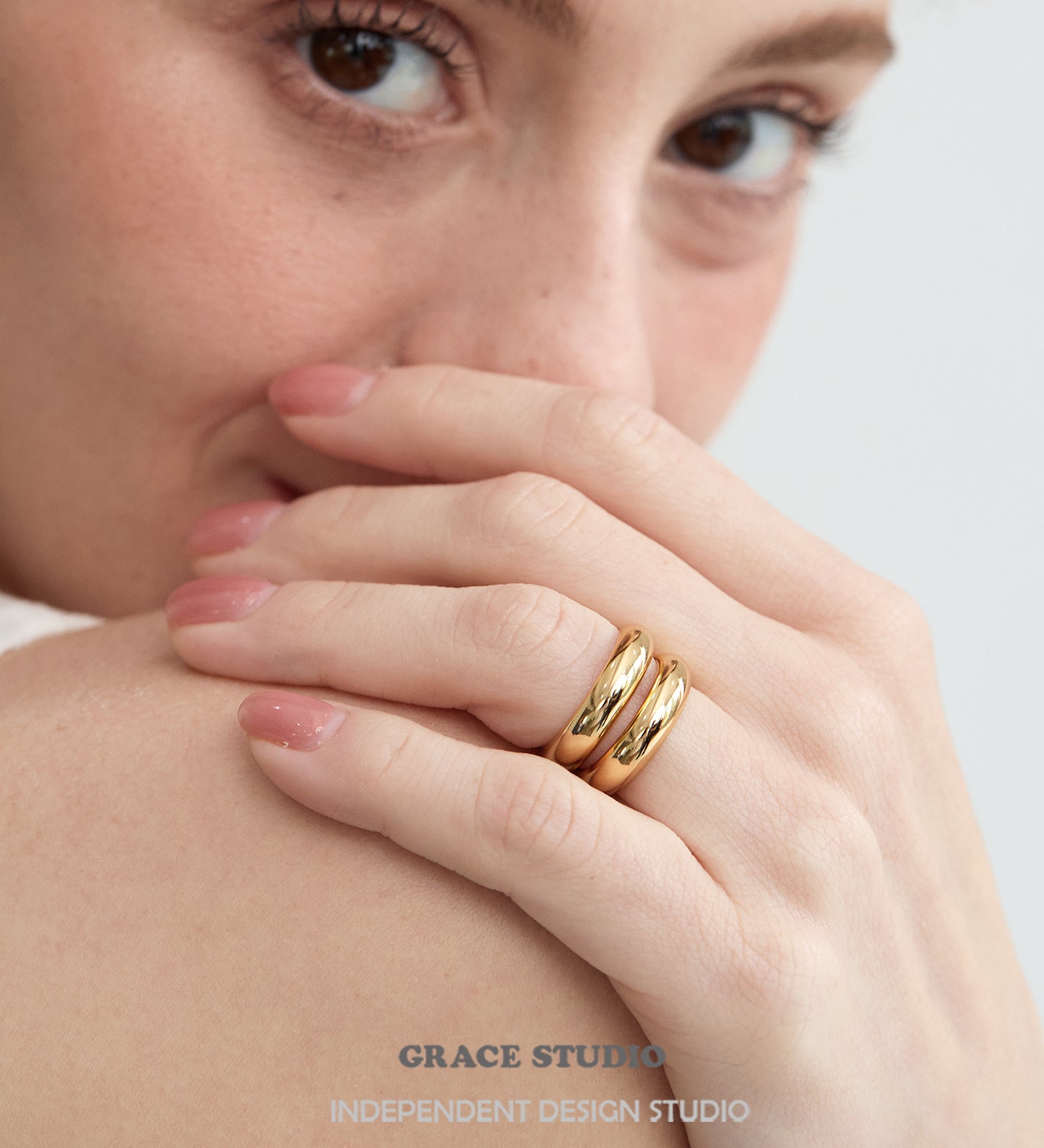 Grooved Dome Band Ring