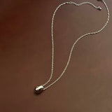 Minimalist Droplet Pendant Necklace