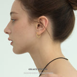 Twisted Rope Gold Hoop Earrings