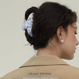 Marbled Azure Claw Hair Clip