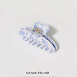Marbled Azure Claw Hair Clip